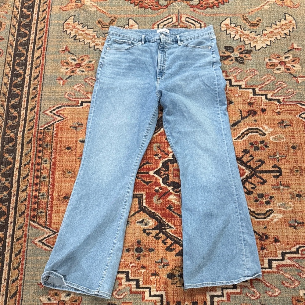 LOFT Light Blue Flare Jeans